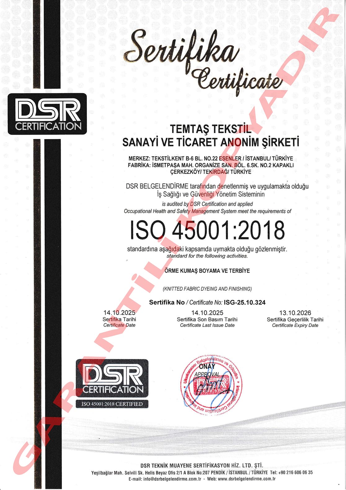 ISO 45001:2018